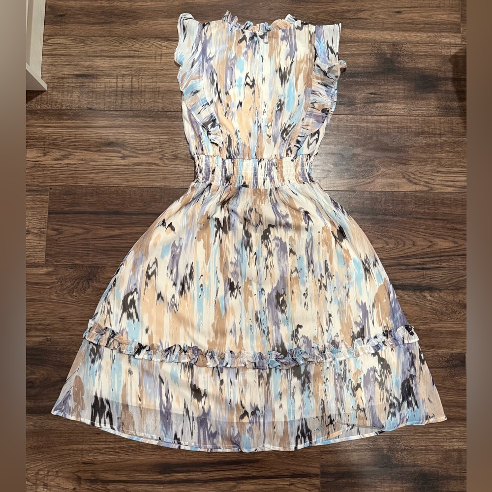 Aqua Girls Multicolor Ruffled Dress - Picture 7 of 10